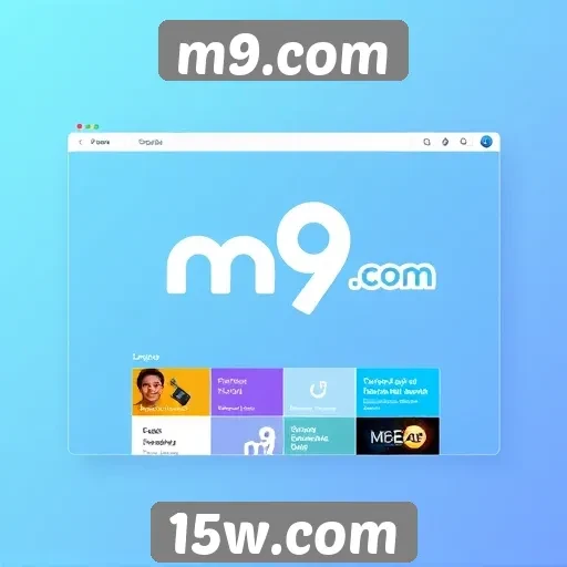 Análise da interface do usuário no m9.com